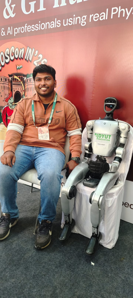 Shareef with Robot